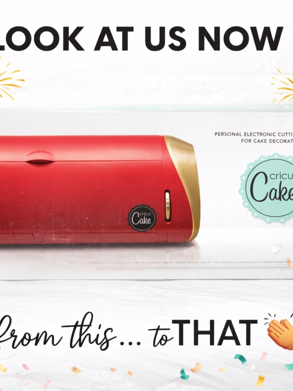 Cricut Cake Personal Electronic Cutter in Red & Gold